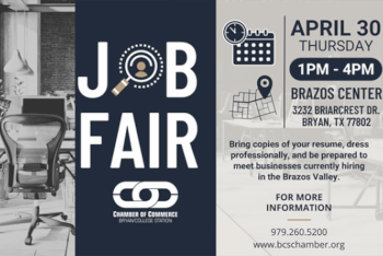 save-the-date:-b/cs-chamber-job-fair-april-30th!